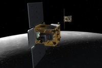 月観測衛星が別の衛星の動きを撮影［動画］ 画像