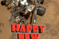 火星探査機キュリオシティから新年のメッセージ…地球まで2億マイル［動画］ 画像