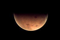 マラルグエ追跡ステーションからの初の火星のイメージ 画像
