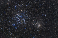 NASA、散開星団M35とNGC2158銀河の画像を公開 画像