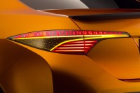 【デトロイトモーターショー13】トヨタの新型セダンコンセプト、Furia…お尻が見えた! 画像