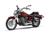 ヤマハXVS250ドラッグスター2013年モデル、ディープレッドメタリック設定 画像