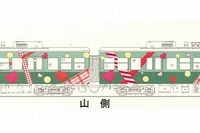 京阪電鉄、バレンタインイベントでラッピング電車を運行 画像