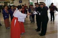 西鉄、天神大牟田駅で「観梅列車出発式」を開催…2月4日 画像