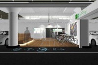自転車通勤者向け駐輪場 HIBIYA RIDE 開業 画像