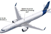 エアバス、A321neoに客室スペースの効率化で座席数を増やせるオプションを追加 画像