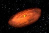 TWヒドラの惑星を形成するディスクの重量計測 画像