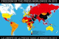 報道の自由度ランキング、日本53位で下落幅アジア最大…原発報道の不透明性指摘 画像