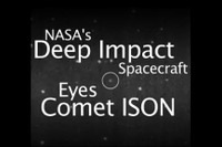 ディープ・インパクト宇宙船がアイソン彗星の追跡撮影に成功 画像