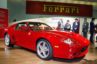 【ロサンゼルスモーターショー05】写真蔵…フェラーリ スーパーアメリカ の屋根 画像