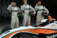 【スーパーフォーミュラ】韓国人選手3名、参戦オーディションで富士を疾走 画像