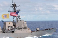 誘導ミサイル駆逐艦USSグリッドレイ、サンディエゴに帰港 画像