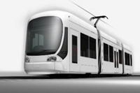 広島電鉄、新型超低床車両1000型の運行を開始 画像