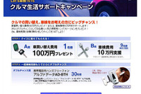 ガリバー、乗り換え資金100万円分プレゼント 画像