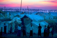 ミャンマー難民キャンプの住居資材に竹活用 日本が367万バーツ無償支援 画像
