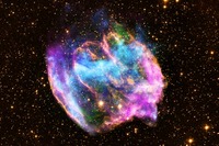 天の川銀河の最も若いブラックホール 画像