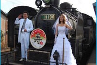 日本旅行と大井川鐵道「SLブライダルトレイン・パッケージプラン」発売 画像