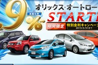 オリックス自動車がオートローンの取り扱い開始…期間・車種限定で年利1.9% 画像