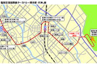 西日本鉄道、福岡空港と市街を結ぶバス、3月16日より運行 画像