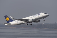 エアバス、ルフトハンザ航空に初のシャークレット装備のA320を納入 画像