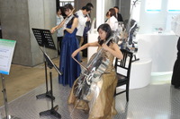 【スマートエネルギーWeek13】アルミ製楽器の音色に来場者驚嘆…住友軽金属 画像