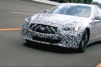 日産 スカイライン 後継、インフィニティ Q50…ベッテル選手が開発テスト［動画］ 画像
