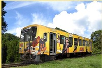 JR西日本「NARUTO-ナルト-列車」を津山線・姫新線・因美線で運行 画像
