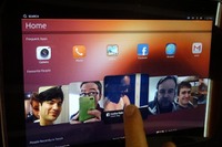 【MWC 13】UbuntuスマホのウリはスライドだけのセクシーUI 画像