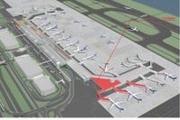 羽田空港、国内線第２旅客ターミナルの増築工事が竣工 画像