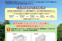 古いディーゼル車は注意を!!　自工会が燃料漏れを警告 画像