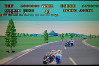 バイク筐体のプレイ感覚を再現したセガ『3D スーパーハングオン』 画像