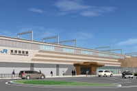 JR西日本、高架化される東岸和田駅の基本デザインを決定 画像