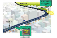 首都高参宮橋カーブでモニター募集…安全走行支援サービス社会実験 画像