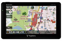 マップル、最新版地図・コンテンツデータをユピテルの新型ポータブルナビに提供 画像