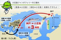 ジャンボフェリー、高松~小豆島の定期航路を4月24日開設 画像