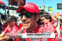 【INDYCAR 第3戦】予選トップ3のインタビュー 画像