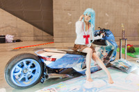 【ニコニコ超会議2】痛車展示ブースにバイク版痛車「痛単車」も登場 画像