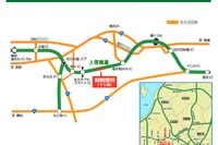 上信越自動車道下り線、 碓氷軽井沢IC~佐久IC間でトンネル補修工事を実施 画像