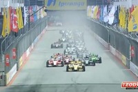 【INDYCAR 第4戦】ヒンチクリフが勝利、琢磨のブロックに疑惑［動画］ 画像