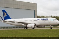 エアバス、カザフスタンのエア・アスタナにシャークレットを装備したA320を引き渡し 画像