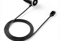 サンワサプライ、外出先でもiPad・iPhone5の充電可能な車載充電器を発売 画像