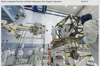 NASA、ジェイムズ・ウェッブ宇宙望遠鏡の「目」埋め込み作業が序盤を終える 画像