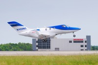 ホンダジェット5号機、初飛行に成功…藤野社長「飛行試験が最終段階に入った」 画像