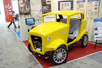 【スマートコミュニティジャパン13】リチウムイオンキャパシタ採用のミニEVミルイラ・タイプB 画像