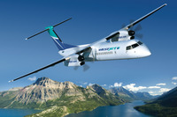 ボンバルディア、新しい航空会社、ウェストジェットに最初のQ400 NextGenを納入 画像