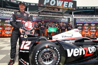 【INDYCAR 第8戦】予選はパワーが圧倒的な速さでポール獲得、琢磨はギアボックスの不具合で走行できず 画像