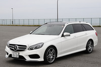 【メルセデスベンツ E350ブルーテック ステーションワゴン 試乗】しっかりとした太いトルクで速く快適なワゴン…諸星陽一 画像