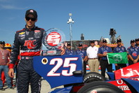 【INDYCAR 第9戦】アンドレッティ、ポール獲得で最高の父の日のプレゼント、琢磨は15位 画像