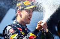 【F1 ドイツGP】ベッテル「あと1、2周多かったら危なかった」 画像