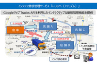 インテック、動態管理クラウドサービスを活用した配車管理の実証実験を開始 画像